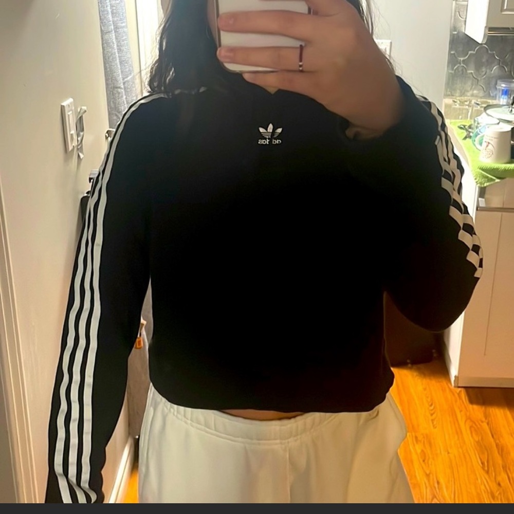 Adidas cropped hoodie - Picture 1 of 1